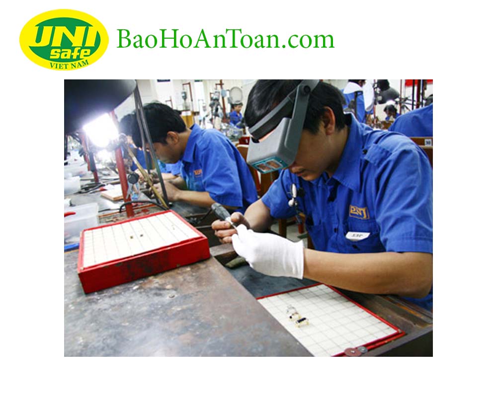 bảo hộ lao động trong nghề chế tác kim hoàn